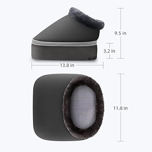 Miniatura 7 de CooCoCo Masajeador de pies Shiatsu 2 en 1 con calor, regalos para el día de la madre para mamá esposa, masajeador de pies para amasar, masajeador de