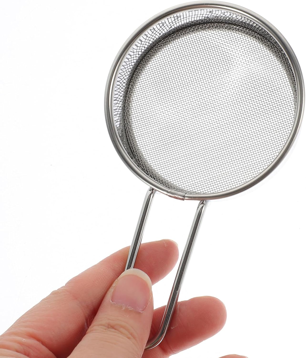 PRETYZOOM 4pcs Handheld Flour Sifter Single Layer Sifting Tool for Baking Easy to Use Kitchen Gadget for Fine Powder and Sugar Sifting