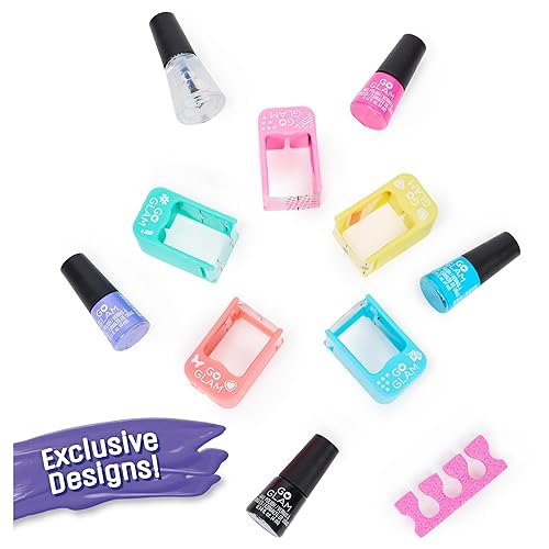 Miniatura 41 de Cool Maker, GO GLAM Nail Surprise Shimmer - Juego de manicura exclusivo con 2 estilos de uñas a presión y más, kit de uñas para niños de 8 años