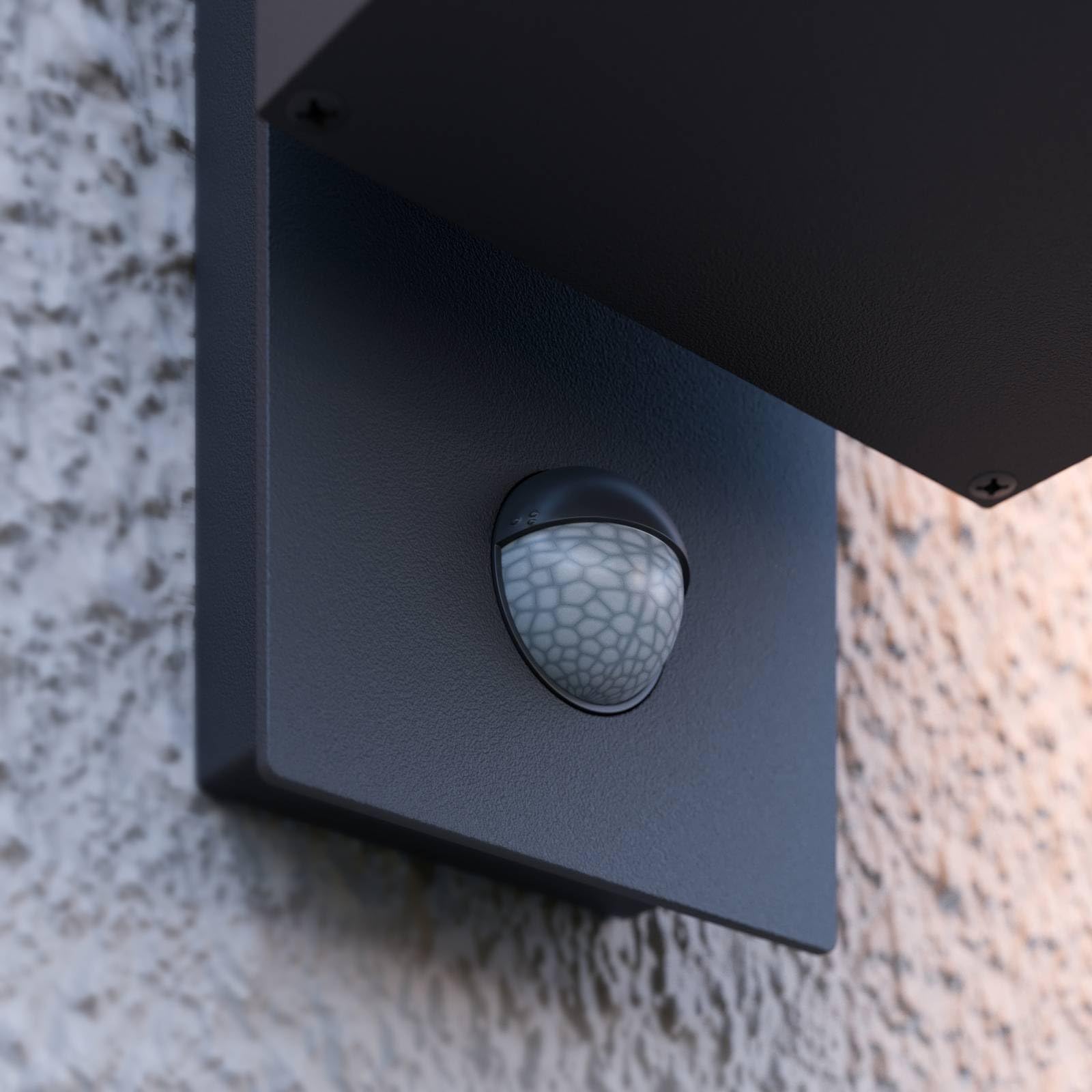 Lucande LED Lámpara de pared exterior Ferdinand (Moderno) en Blanco hecho Aluminio (1 llama, lámpara para exterior/fachada, casa terraza y balcón