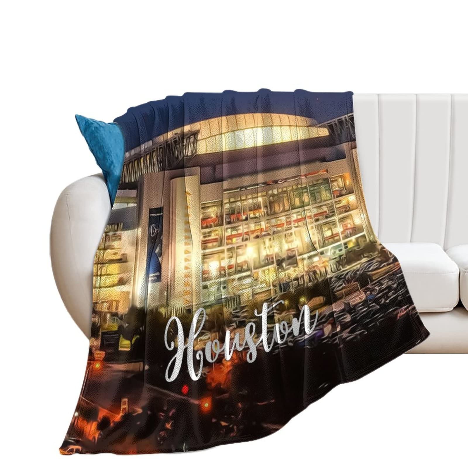 Couverture polaire flanelle douce Houston Covers contre le froid en voyage