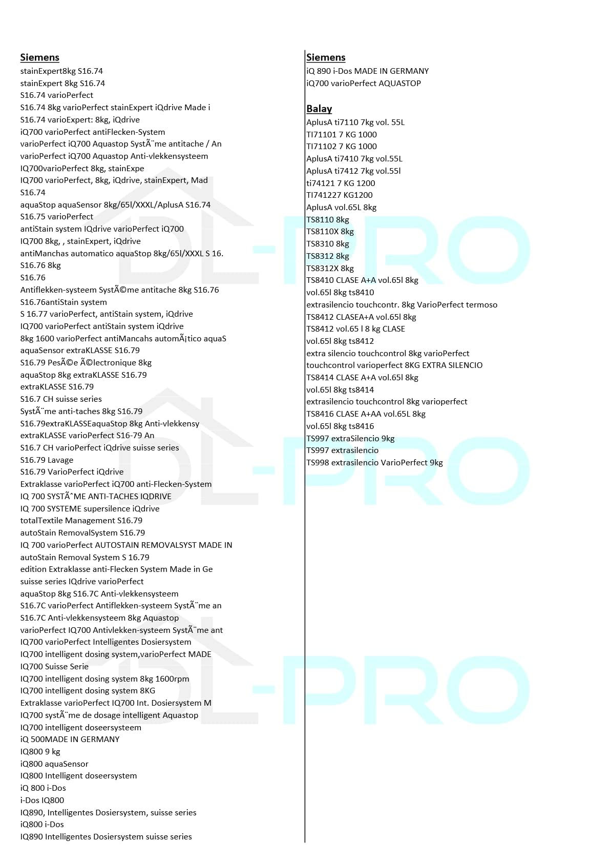 DL-pro Heizelement 2000W 230V für Bosch Siemens 649359 00649359 IRCA 6347773R Heizung Heizstab für Waschmaschine