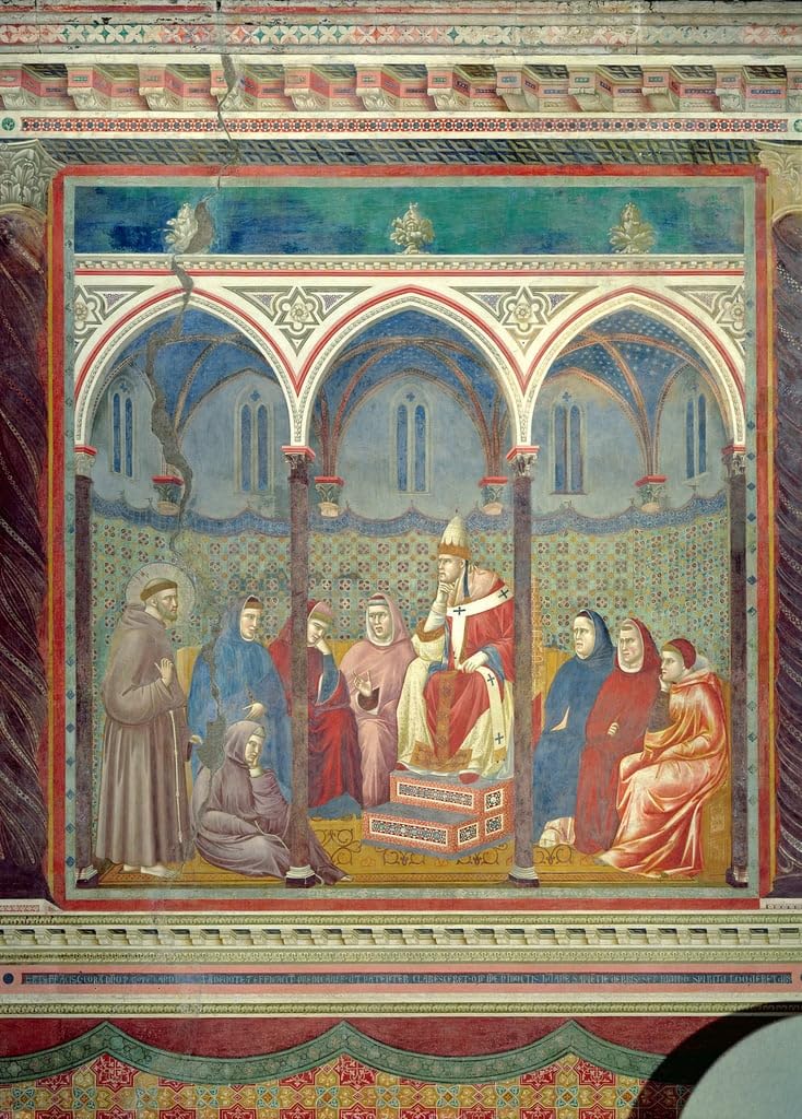 Pintura mural Giotto Di Bondone 60x90cm para renovar las paredes del hogar 5