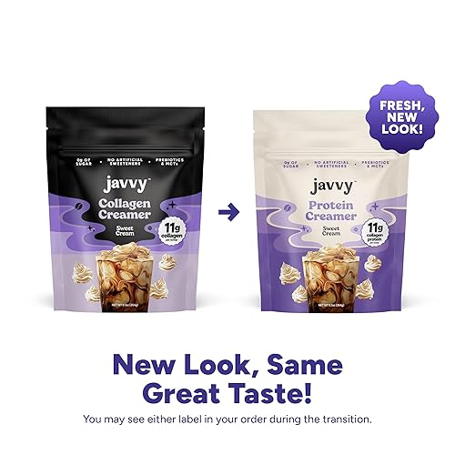 Miniatura 4 de Crema de café con proteína de crema dulce - Colágeno de ternera alimentada con pasto - Soporte para cabello, piel y uñas, MCTs que aumentan la