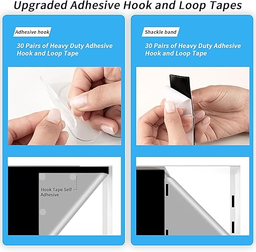 Miniatura 3 de Cortinas opacas para dormitorio, cortinas opacas portátiles de viaje 100% opacas, puedes obtener una cubierta de ventana, juego de 6 piezas,