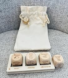 Amazon.com: Deluxe Date Night Dice Game - Valentines Day Fun Romantic ...