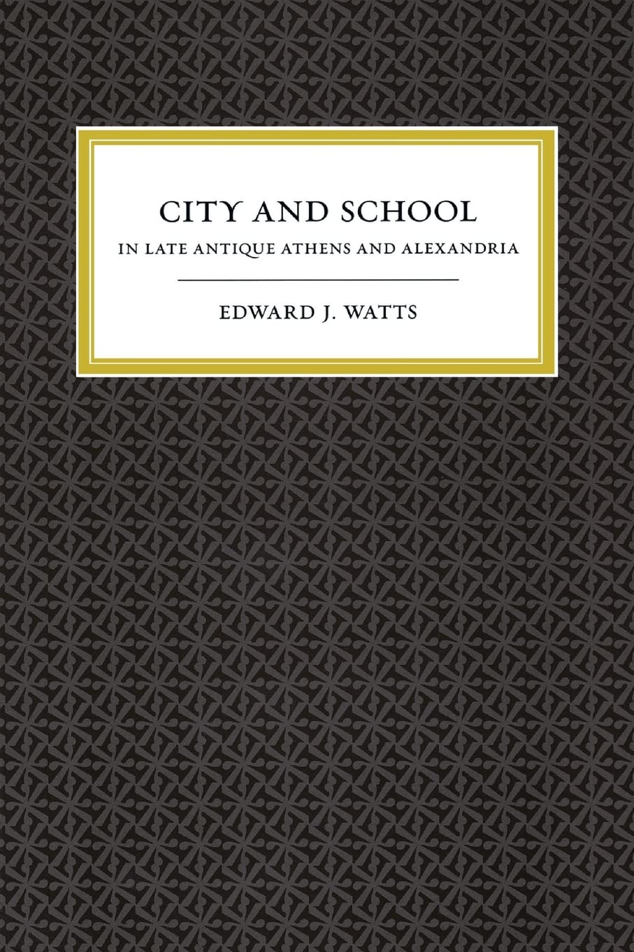 City and School in Late Antique Athens and Alexandria (Volume 41)