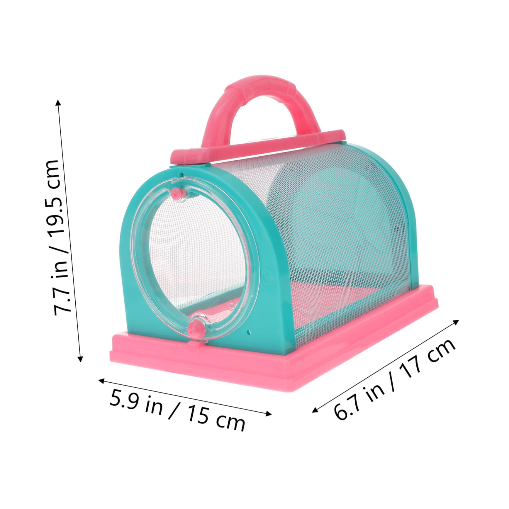 Kit de Captura de Exploración para Niños, 1 Juego Rosa | Red y Jaula de Observación, Plástico y Tela, para Camping y Actividades de Observación Biológica al Aire Libre