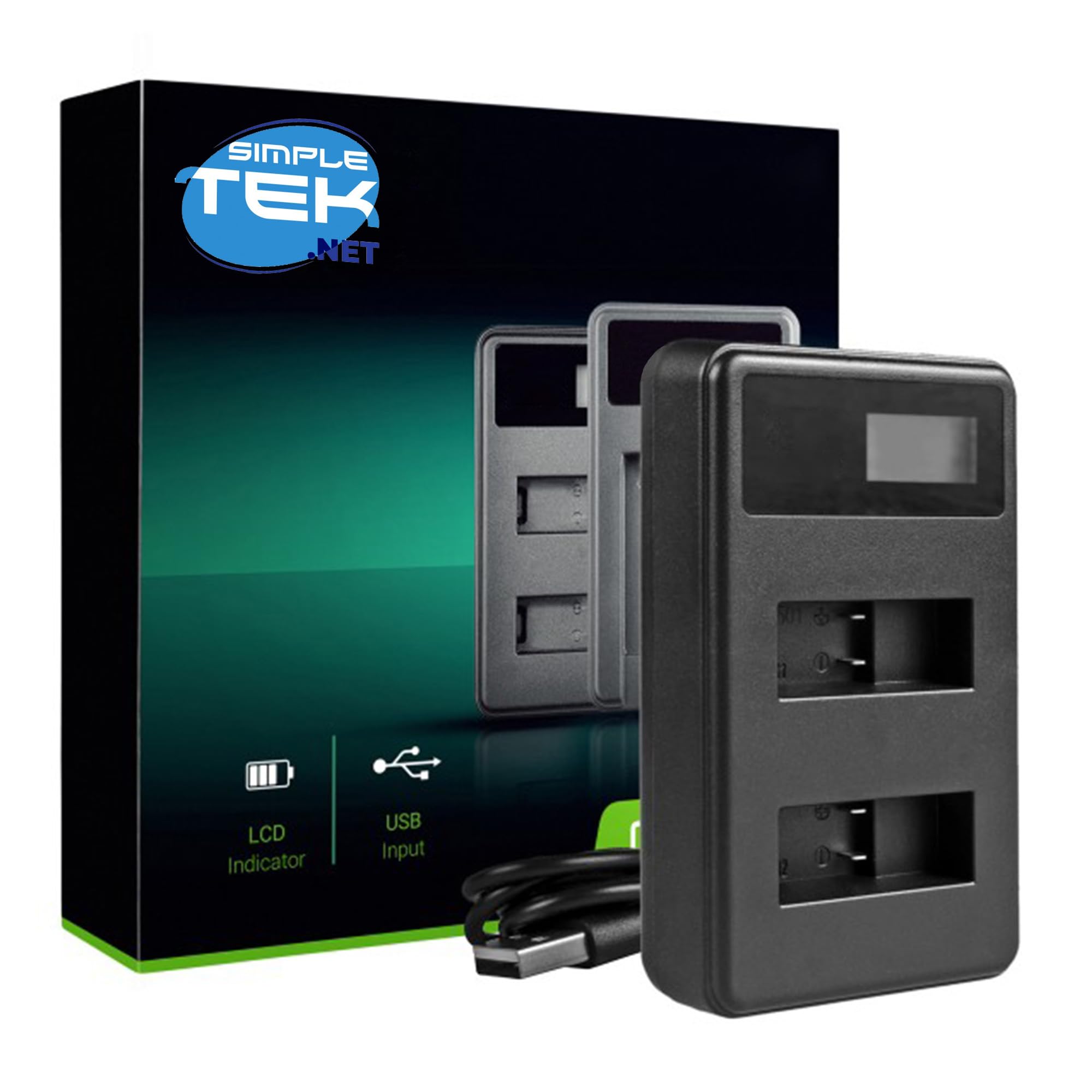 Chargeur LCD GoPro Hero 6 7 8 5 SIMPLETEK 2.5W avec câble 70 cm - 6