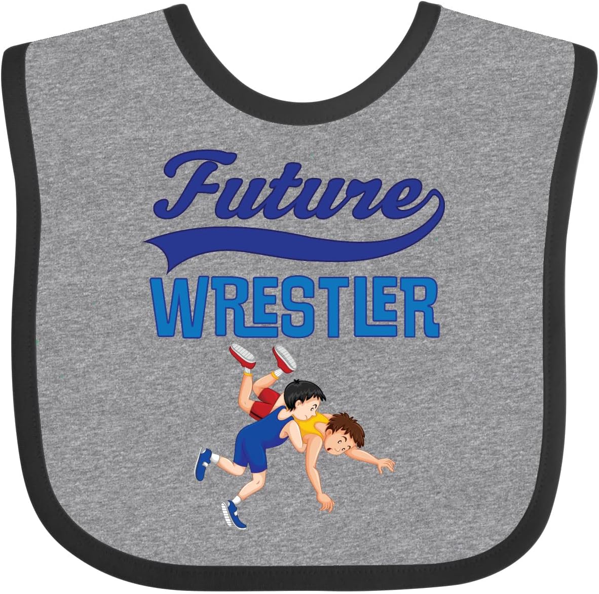 inktastic Wrestling Outfit Future Wrestler Baby Bib