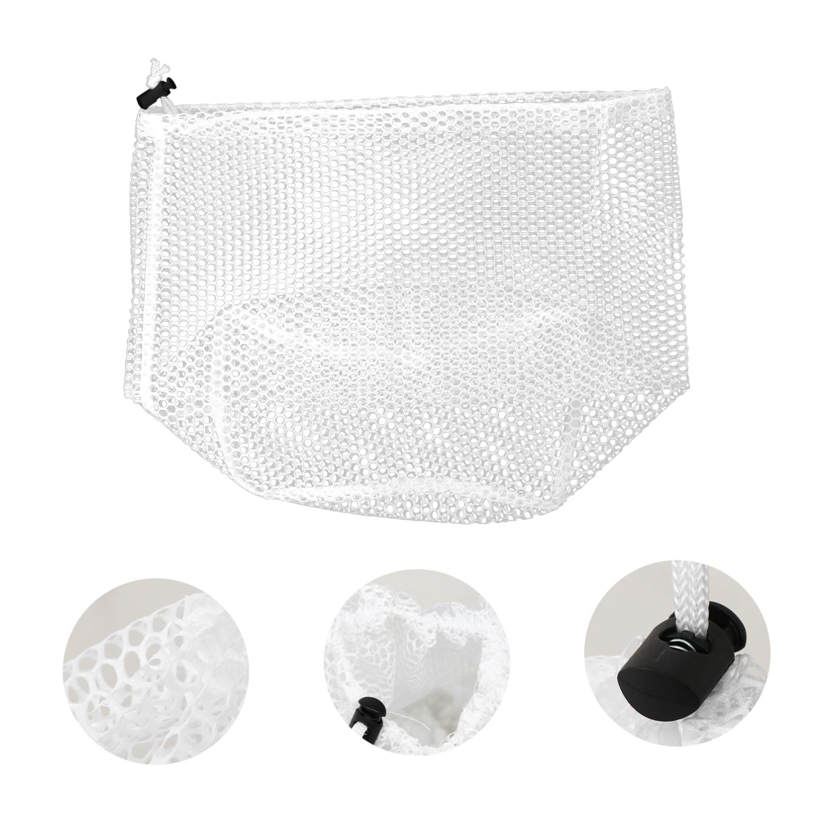 Cabilock 5 Stück Wäschenetz mit Kordelzug aus Polyester Robust und Schützend Verhindert Verformung der Wäsche für Waschmaschine und Haushalt zur Aufbewahrung von Socken und Spielzeug