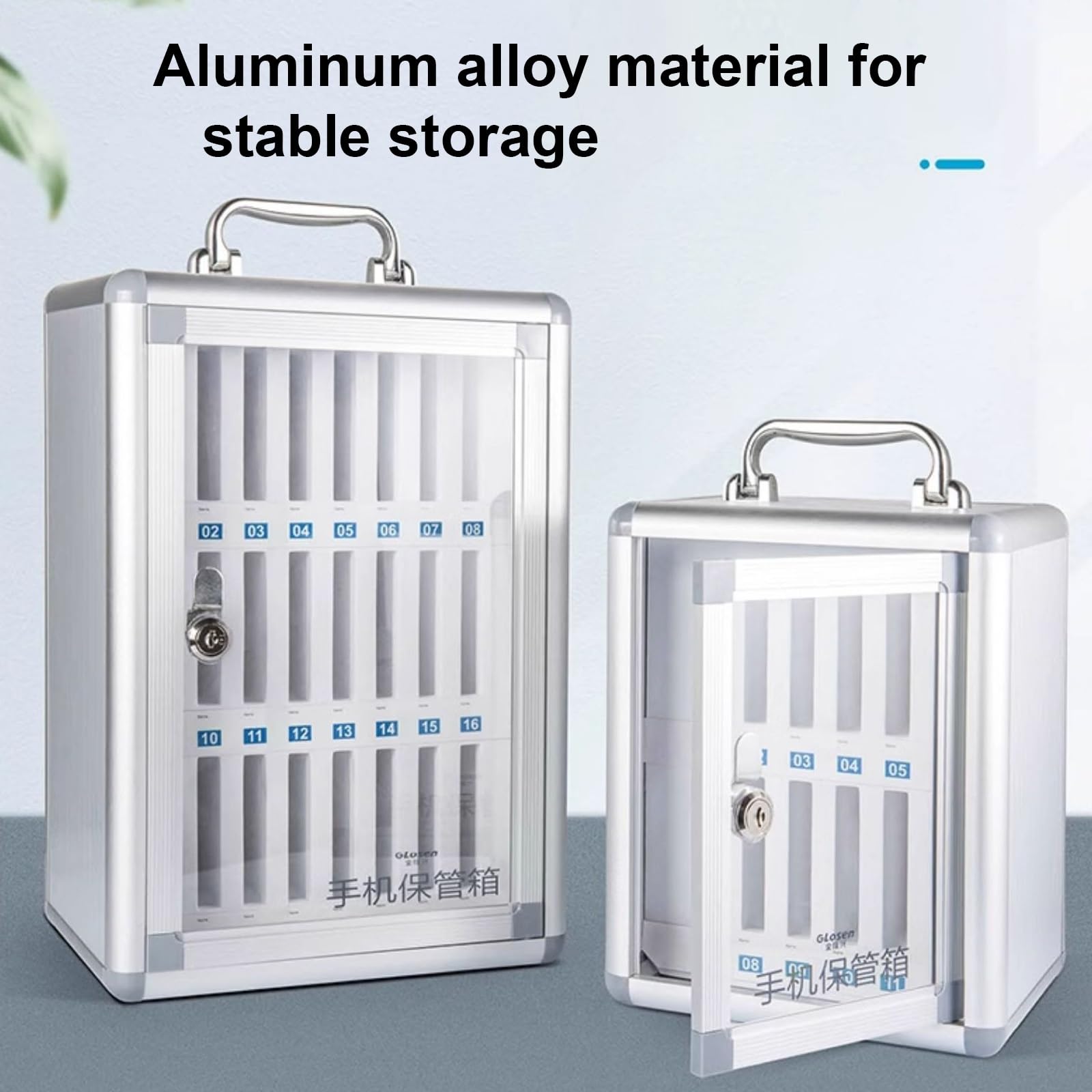 Phone Locker, Portaoggetti Per La Gestione Del Cellulare, Con Una Comoda Maniglia, Resistente Alle Cadute e Alla Pressione, Adatto a Fabbriche, Scuole e Aziende(26.5 * 19 * 38.5cm)