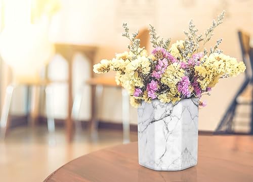 Vista 174 de WAVEYU - Portalápices bonito para escritorio, decoración de escritorio para niñas y mujeres Flor negra