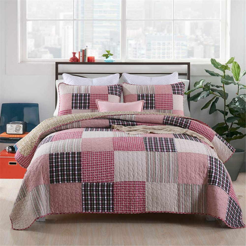 soft pink quilt