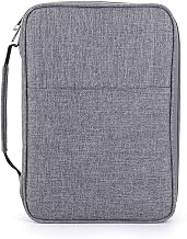 SUMTree 300 Color Pencil Case for 300 Pencils, Polyester, Grey | Large Capacity, Double Zip, For Pencils/Pens/Felt-Tip Pens, For Draftsman or Painting Lover