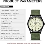 Hommes Montres Montres militaires Montres de terrain Montres Quartz analogiques pour hommes Montres imperméables avec date Nylon Band Army Tactical Sports Watch