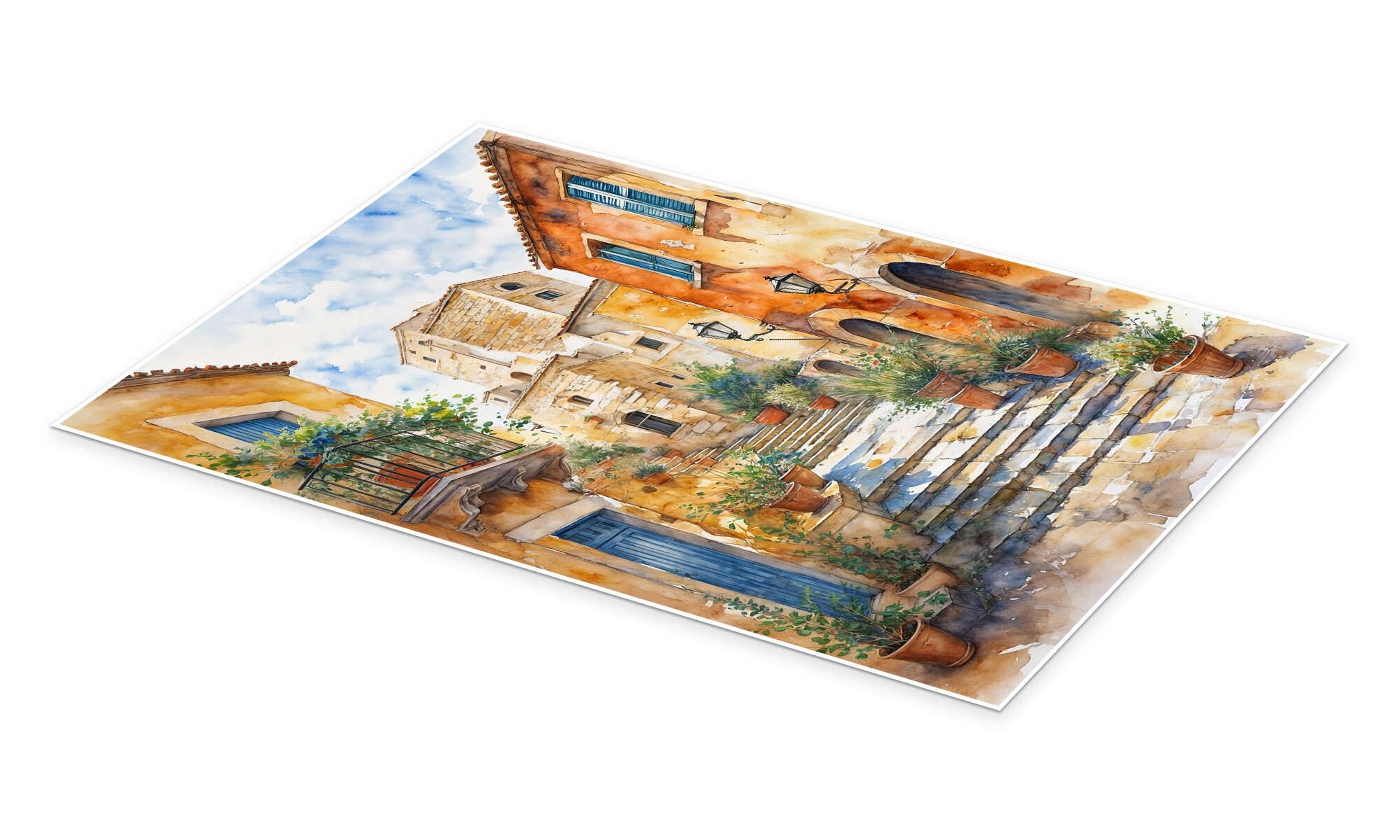 Provence Village Plakat