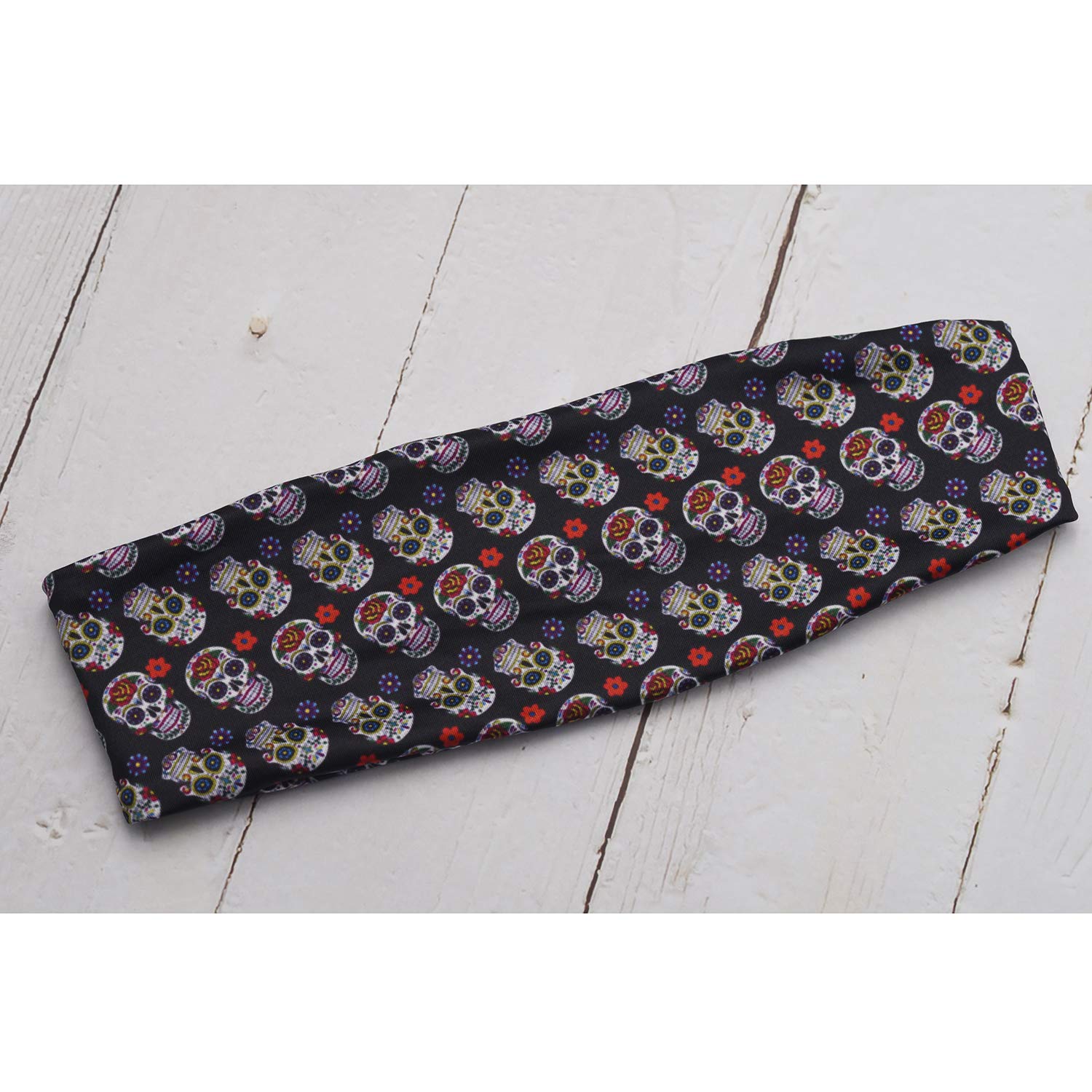 LParkin Sugar Skull Einhorn Stirnband – Breite 7,6 Cm, Baumwolle, Für Sport & Alltag