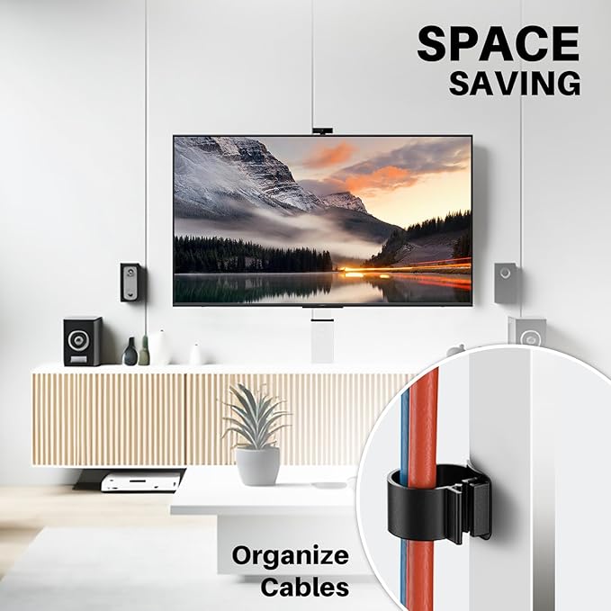 Soporte rodante para TV 42-75 pulgadas con manivela miniatura 7