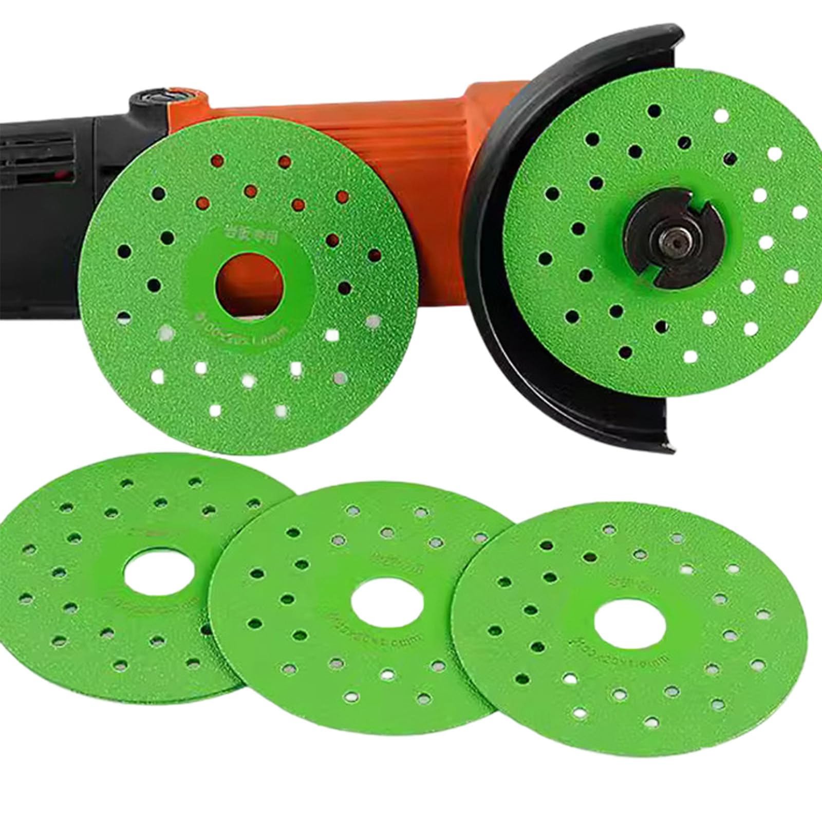 Disque à tronçonner le diamant pour meuleuse d'angle, lot de 3 pièces de 100mm - 8