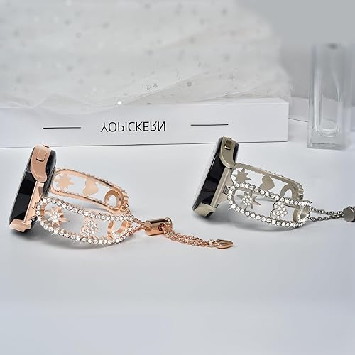 Miniatura 4 de Correa brillante de 0.78 pulgadas para Samsung Galaxy Watch 4 de 1.575 y 1.732 pulgadas, Watch 5 de 1.575 y 1.732 pulgadas, Galaxy Watch 4 Classic