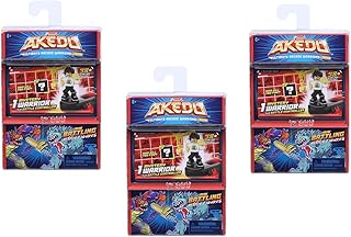 Akedo Ultimate Arcade Warriors Mystery Warrior + Battle Controller Battling Action Figures (3 Pack)