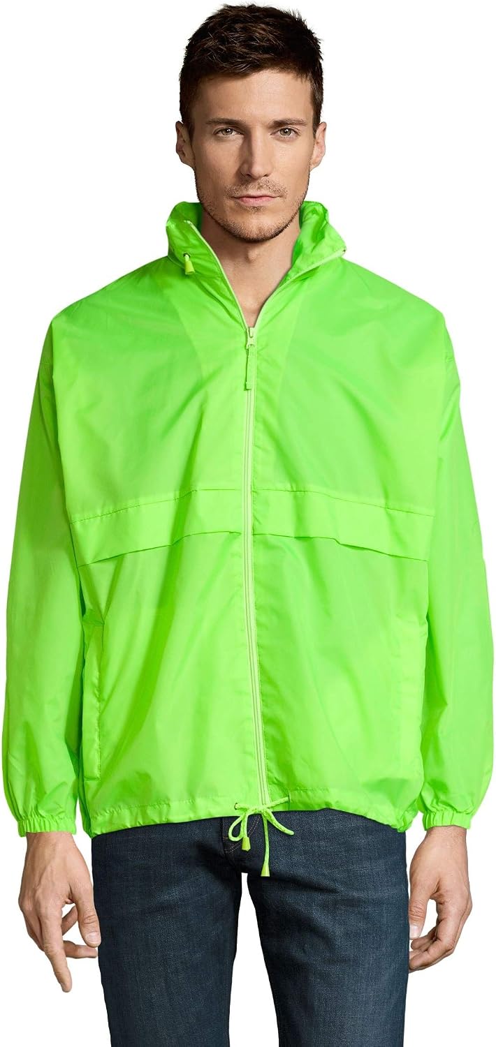 Coupe-vent mi-long à capuche unisexe jacket bleu enduit Rains | La Redoute