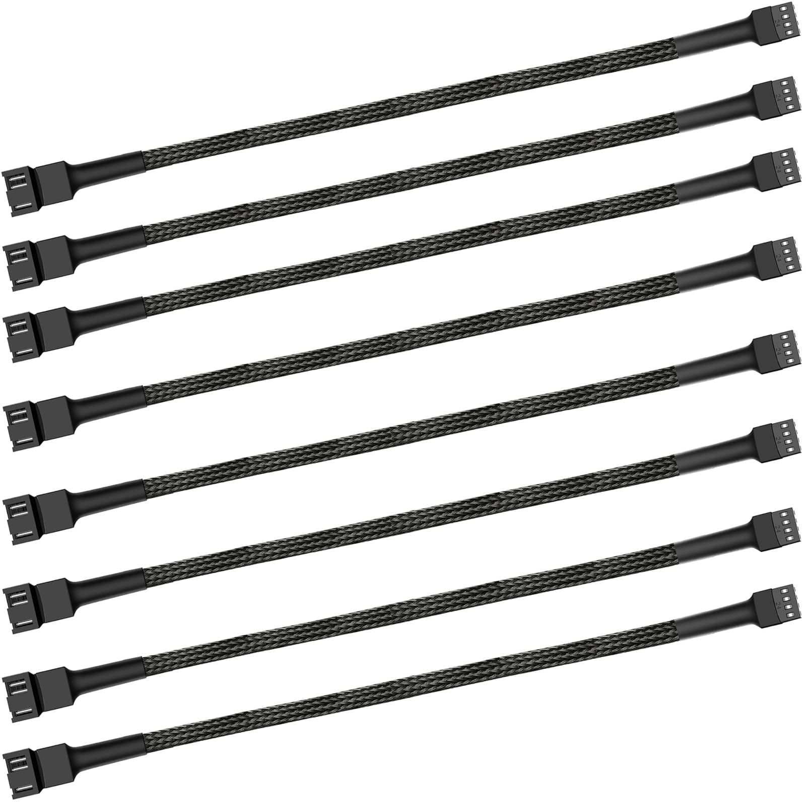 Photo 1 of 12" pwm Fan Extension Cable?4 pin Fan Extension Cable?Cable Extension pc?PC Fan Extension Cable, PWM Fan Extension Cable, PWM Extension Cable (11.8"?30cm? 8pcs)