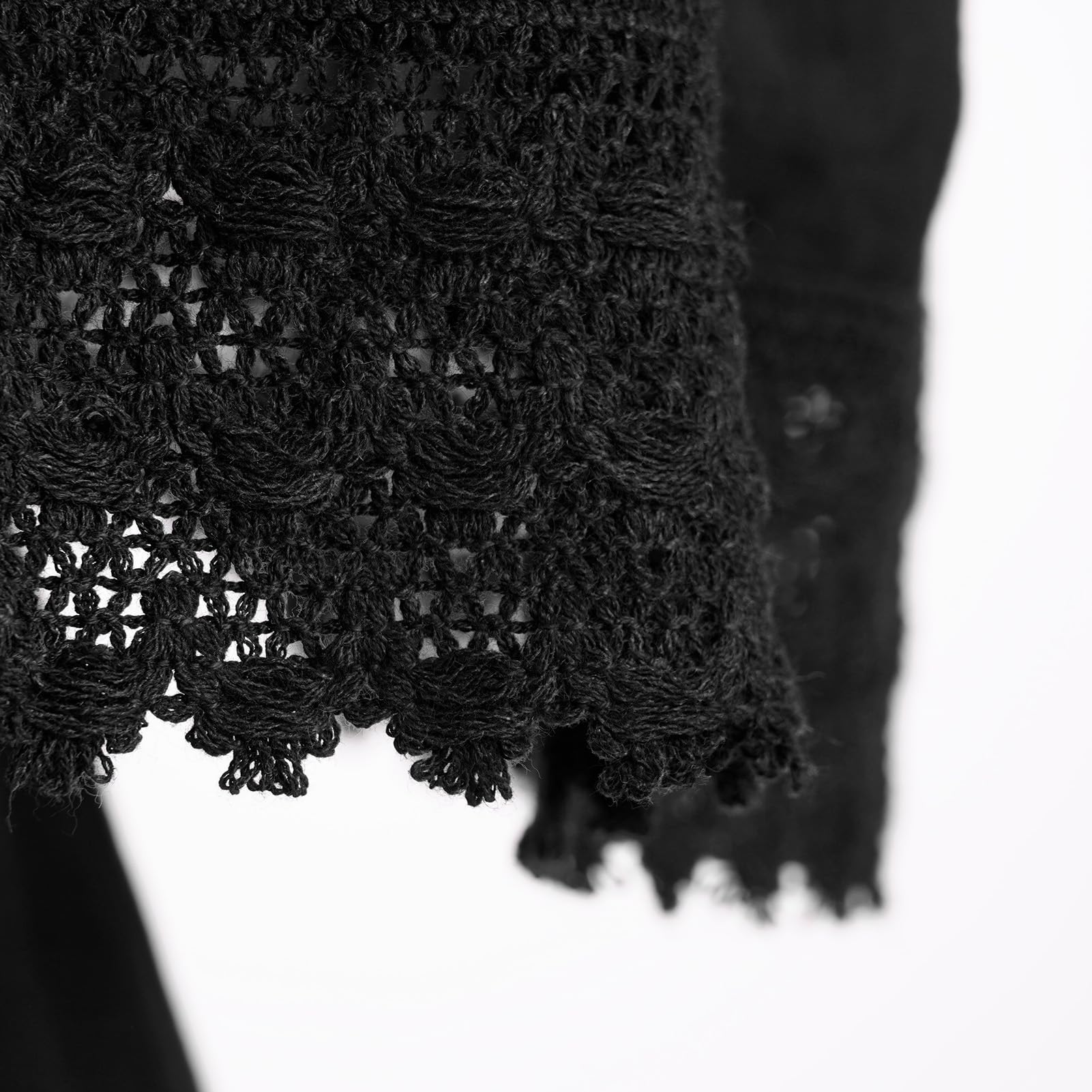 Odizli Abito da donna lungo estivo spento a spalla messicano boho floreale ricamo pizzo a linee A maxi