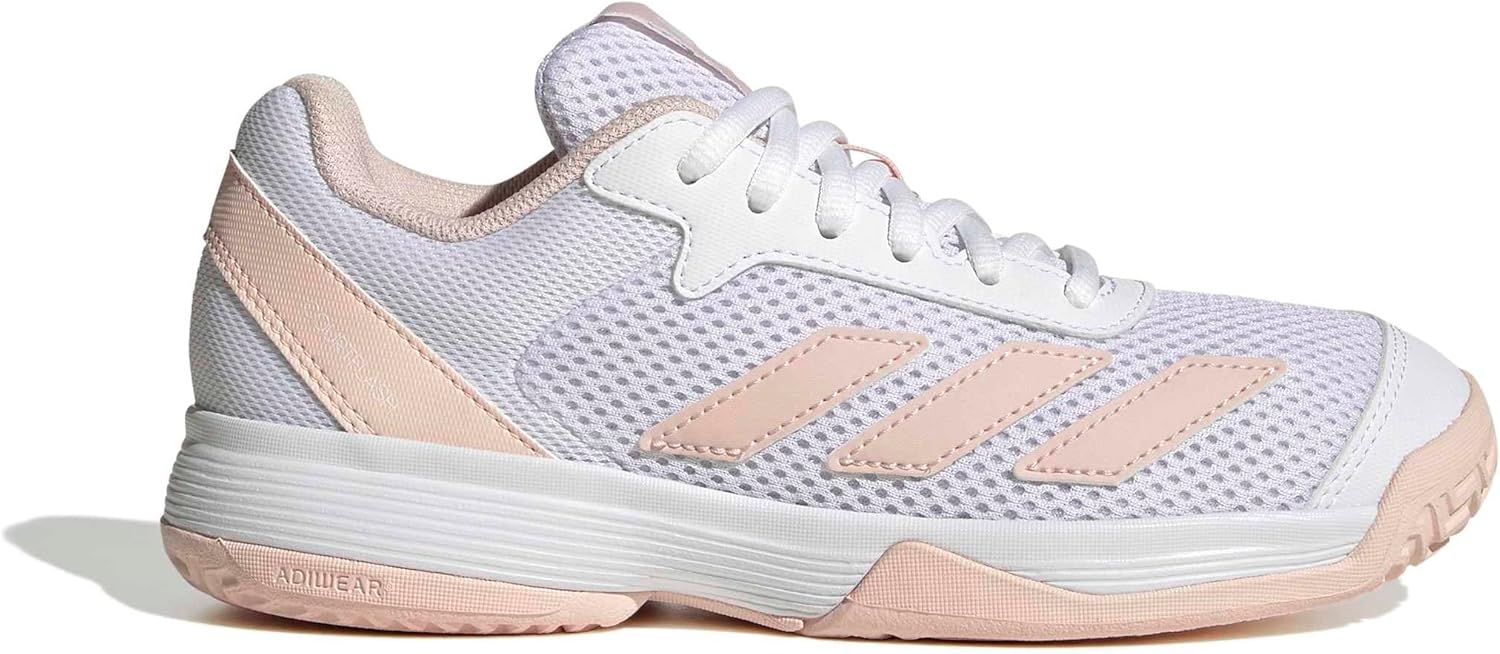 adidas Unisex-Child Courtflash Tennis Shoes (Little Kid/Big Kid)