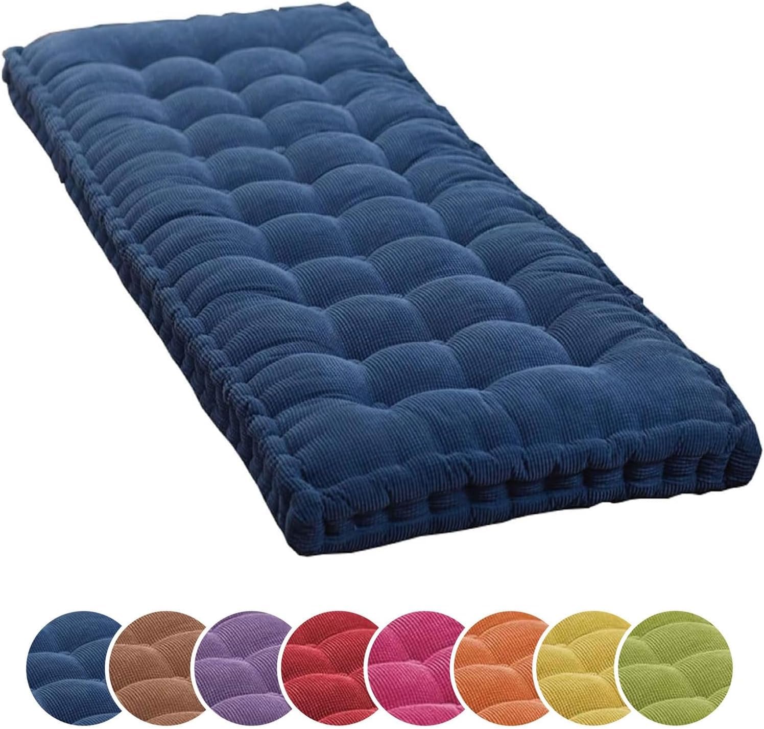 Hkjgnh Color 3 Thick Bench Cushion Pad 2/3 Seater,Bench Cushion Indoor/Outdoor,Garden Bench Pad Cushions 100Cm/110Cm/120Cm,Porch Swing Cushion(,100X40cm(39.3X15.7in))