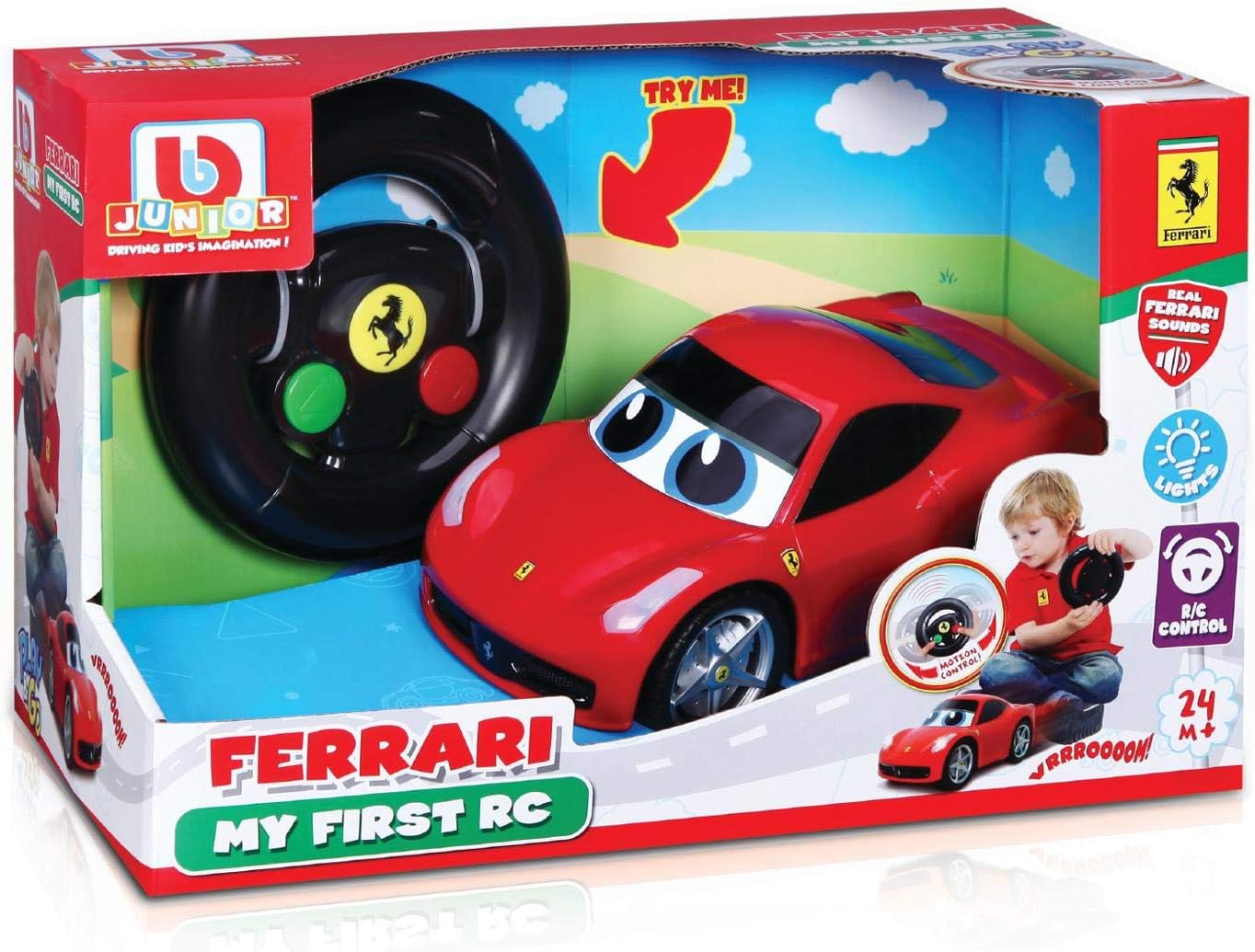 Bburago Junior 16-91003 Ferrari My First R/C - 458 Italia Vehicle Toy