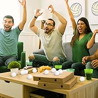 Vista 8 de Bolas antiestrés de mini voleibol Hxezoc 20 paquetes de espuma de voleibol, pelotas deportivas pequeñas de apretar, juguete a granel para ansiedad