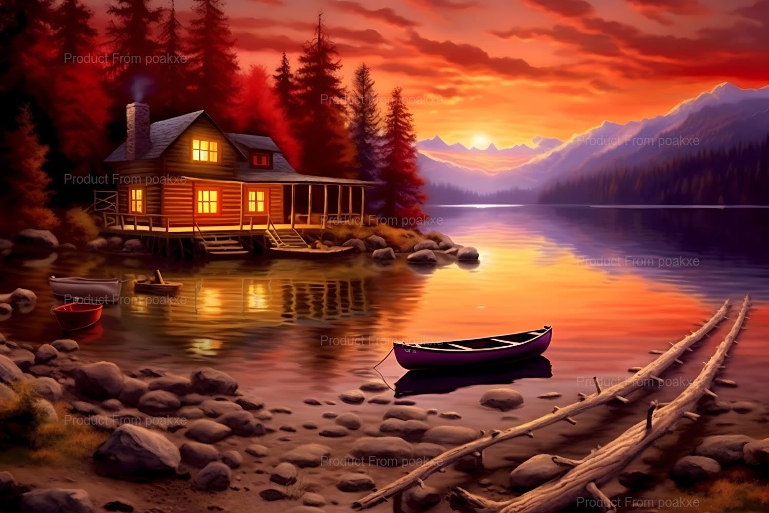 かのんさん専用です。ダイヤモンドアートクラブ　Cozy Cabin DACキット かのんさん専用です。ダイヤモンドアートクラブ Cozy Cabin DACキット