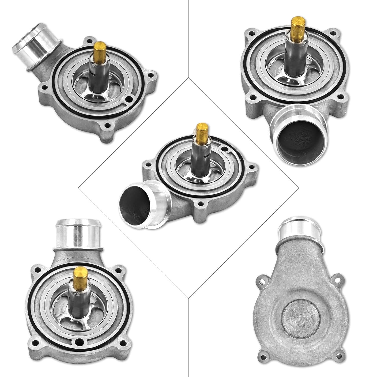 A4712006215 A4712007515 Thermostat with Seal, Hardened Aluminum 188 °F/ 87 °C HDEP EPA07/ EPA10/ GHG17, for Detroit DD13 DD15; A4722001315 A4712002915 A4722000215 A4712003615