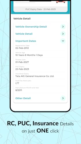 RTO Vehicle Information App