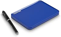 Vista 8 de Toshiba Canvio Connect II - Disco duro portátil de 1 TB, color azul (HDTC810XL3A1)