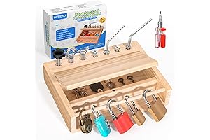 Montessori Screwdriver Board for Kids: A Fun and Educational Lock and Key Toy