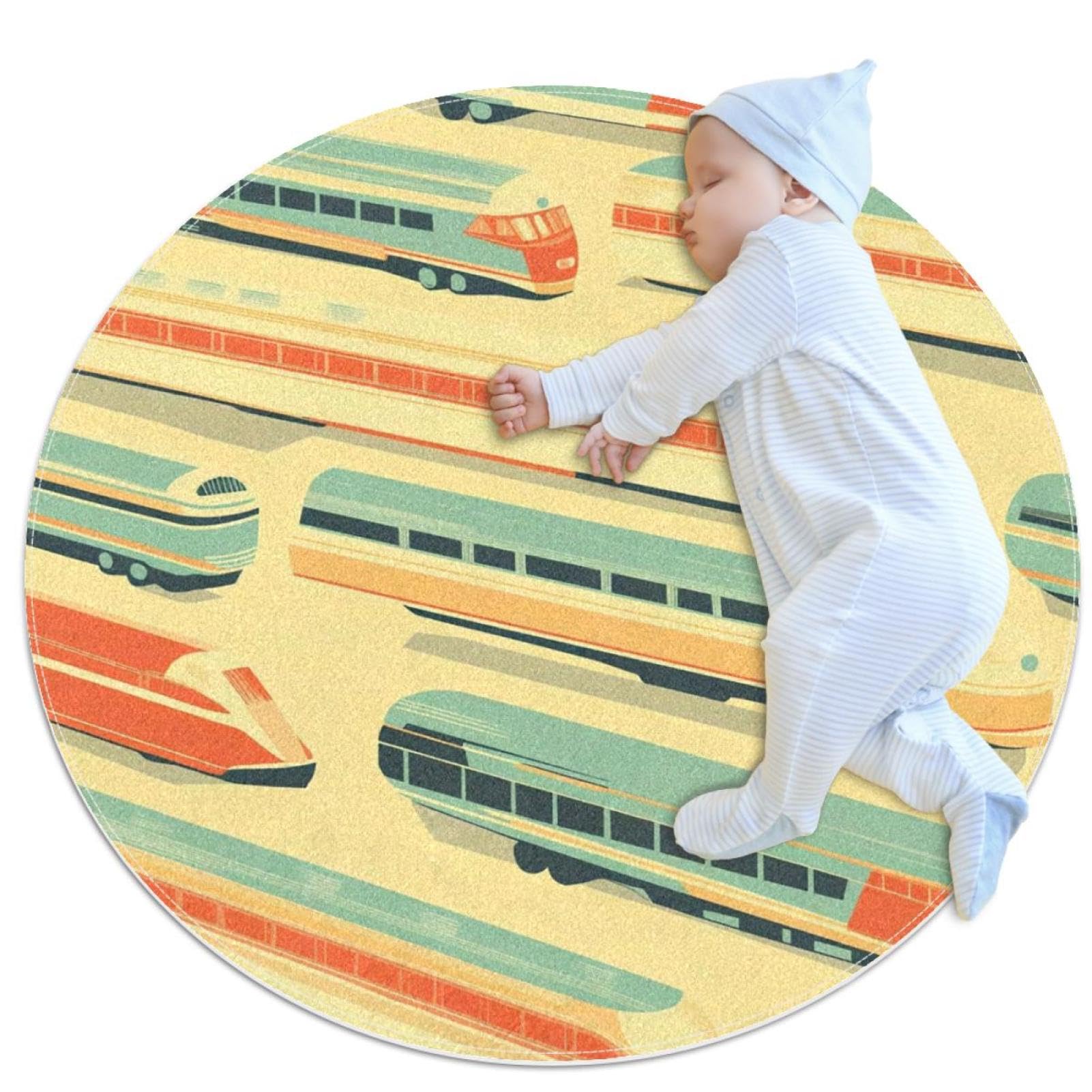 Tapis de salle de bain antidérapant rond pour éviter les glissades en chambre