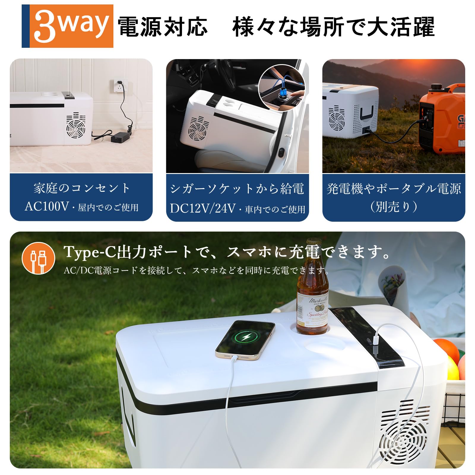Amazon.co.jp: ガービー(Garvee) 車載冷蔵庫 15L 加熱式 ポータブル
