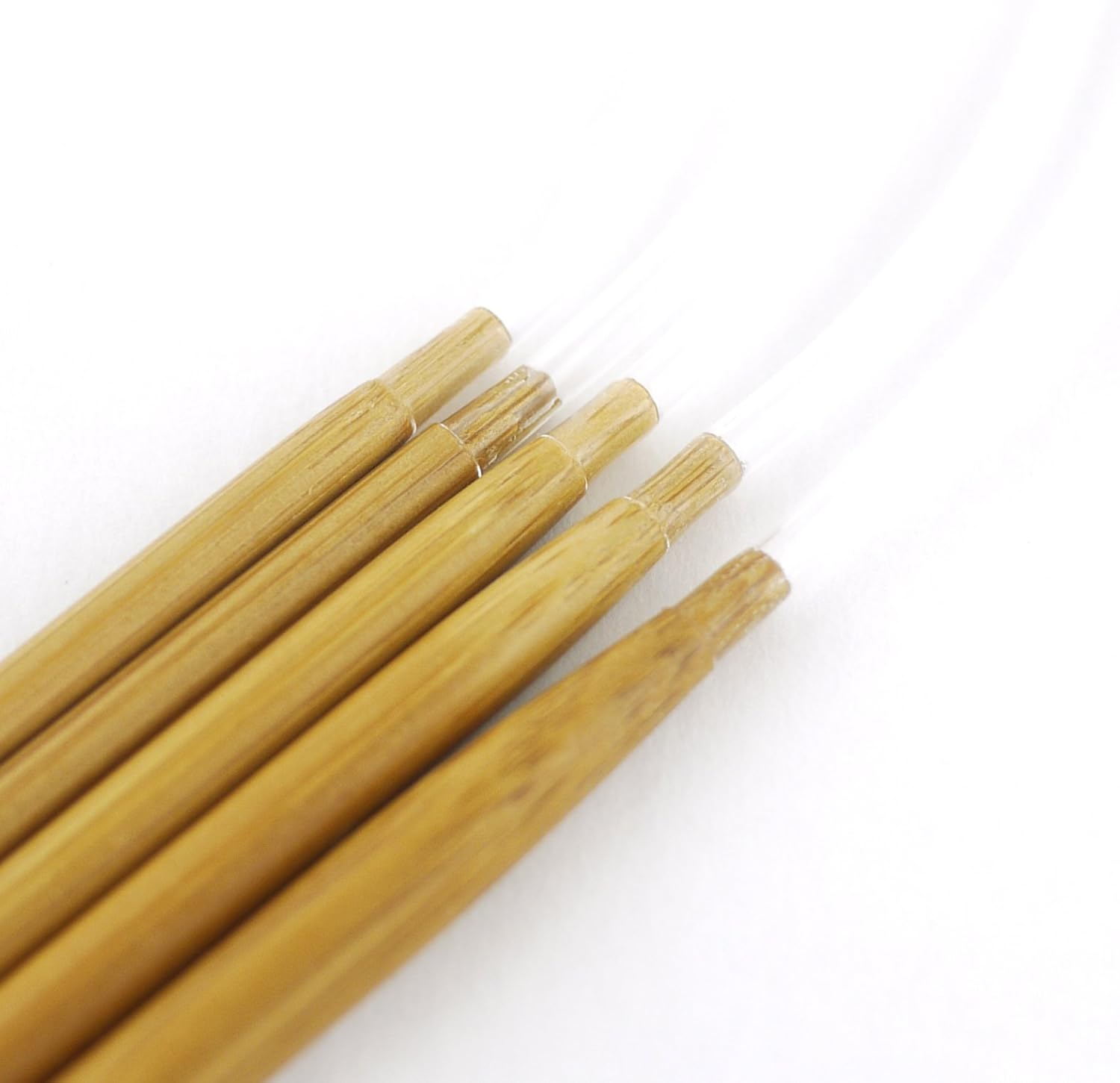 JubileeYarn Circular Bamboo Knitting Needles - 30" - Carbonized Brown - 15 Sizes