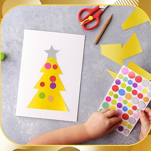 Miniatura 4 de Cinvo Paquete de 32 hojas de papel metálico A4 de papel de cartulina gruesa de 250 GSM, papel brillante reflectante para tarjetas, álbumes