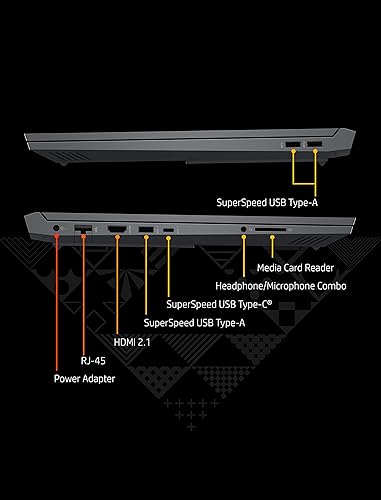 Vista 6 de HP Victus 16 - Laptop para juegos, NVIDIA GeForce RTX 3050, Intel Core i5-11260H de 11ª generación, 8 GB de RAM, SSD de 512 GB, pantalla IPS Full HD