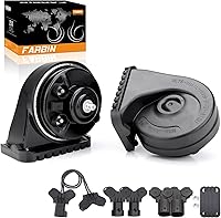Vista 20 de FARBIN Bocina de coche compatible con Toyota/Lexus/Subaru 12V impermeable bocinas automáticas fuertes con enchufe de bocina de 1 a 2