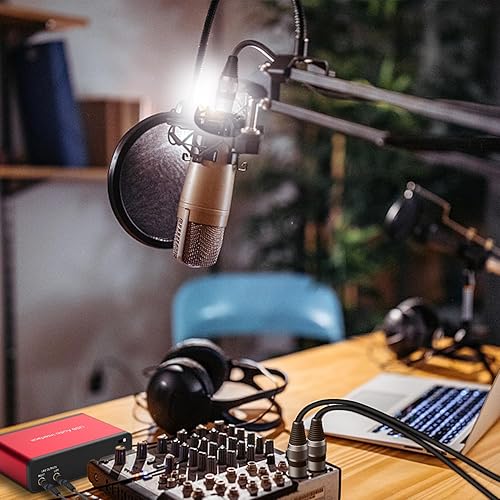 Miniatura 5 de Dacimora Bundled Products of 2i2 USB Audio Interface and 2-Pack 50ft XLR Microphone Cable