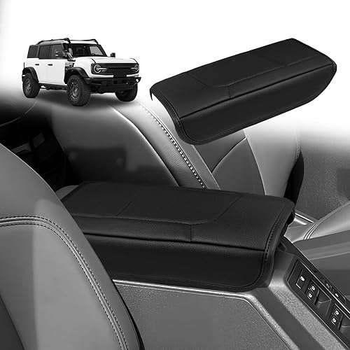 Miniatura 42 de Muslogy Funda para reposabrazos de consola central compatible con Chevy Silverado/Tahoe y GMC Sierra/Yukon 2007-2013, cojín para reposabrazos