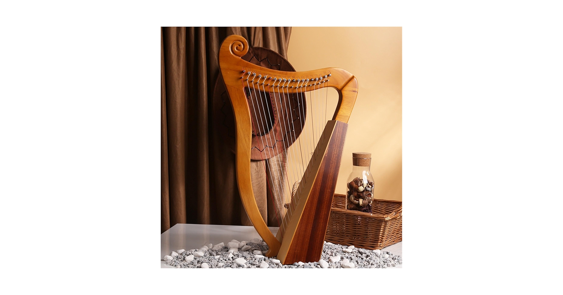 ライアーハープ Amazon.co.jp: 15弦ライアーハープ、Cトーンムーンライアー