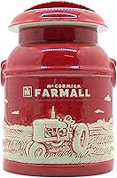 Vista 1 de IH Farmall - Tarro de galletas de gres con relieve elevado