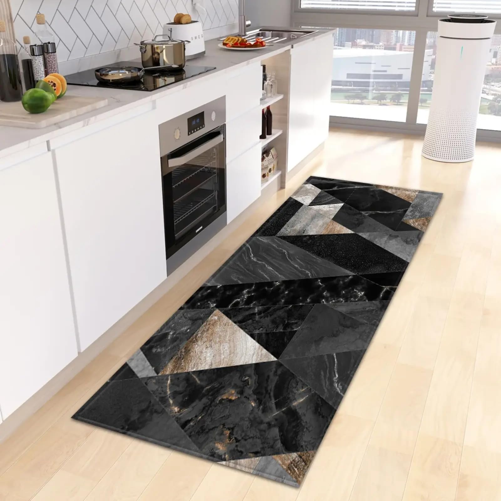 Alfombra antideslizante 80x230cm de gran formato para un suelo limpio y seguro siempre