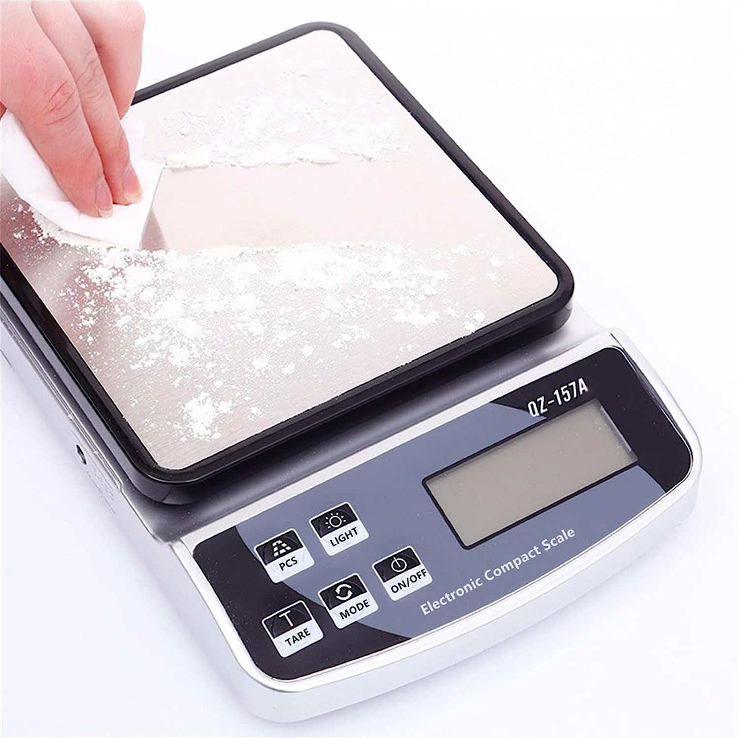 Waga spożywcza 15 kg/1g waga elektroniczna odpowiednia do ładowania USB/wtyczki/baterii wodoodporna waga kuchenna domowa waga kuchenna cyfrowa waga kuchenna
